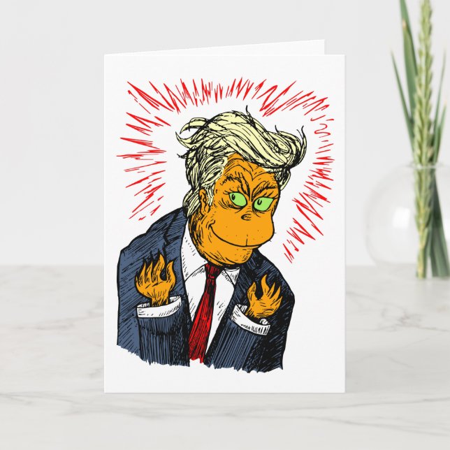 Funny Trump Christmas Card (Front)