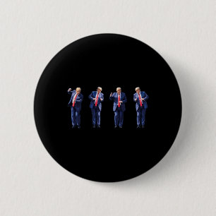 Funny Trump Dance Dancing Like A Felon Vote Trump Button