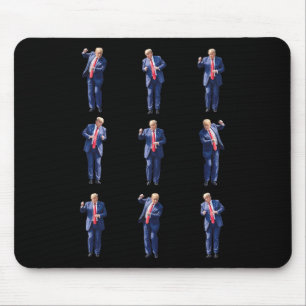 Funny Trump Dance Dancing Like A Felon Vote Trump  Mouse Pad