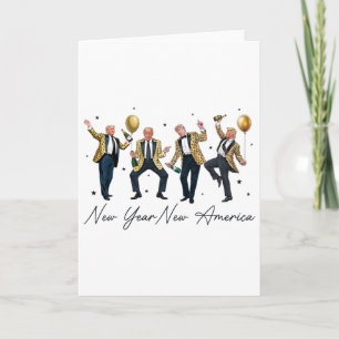 Funny Trump Dance New Year Eve Trump New Year New Card