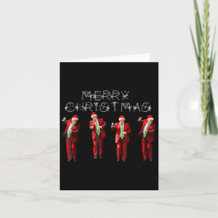 Funny Trump Dance Santa Claus Christmas Xmas Pajam Card