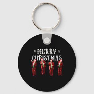 Funny Trump Dance Santa Claus Christmas Xmas Pajam Keychain