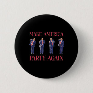 Funny Trump Dancing  Button