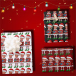 Funny Trump Elf 2024 Make Christmas Great Again Wrapping Paper Sheets<br><div class="desc">Funny Trump Elf 2024 Make Christmas Great Again , Replace the face of this elf with your favorite photo (make sure to crop as much to the face as possible and use an app to remove the background) and personalize this funny Christmas Holiday Wrapping Paper with your kid, husband, or...</div>