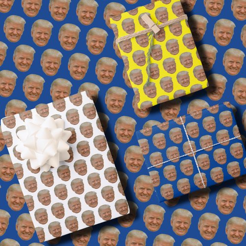 Funny Trump Face  Wrapping Paper Sheets