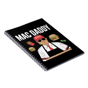 Funny Trump Fries Making Fries Mac Daddy Notebook