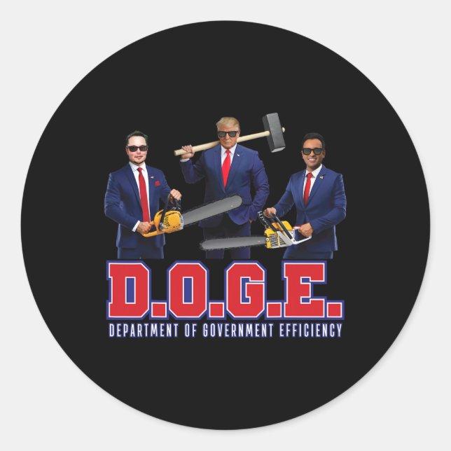 Funny Trump Gifts  Classic Round Sticker (Front)
