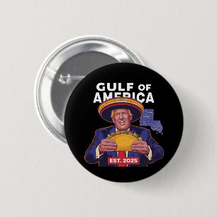 Funny Trump Gulf Of Us America 2025 Trump  Button