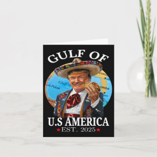 Funny Trump Gulf Of Us America 2025 Trump Merchand Card