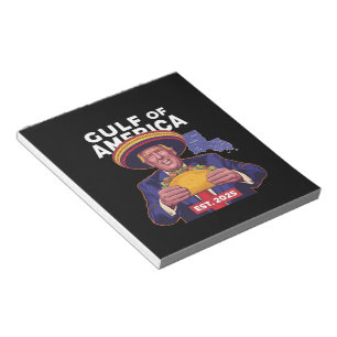 Funny Trump Gulf Of Us America 2025 Trump Notepad