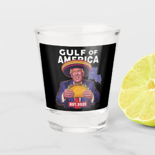 Funny Trump Gulf Of Us America 2025 Trump Shot Glass