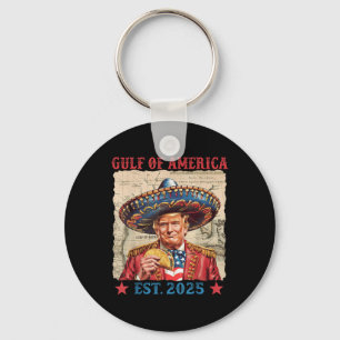 Funny Trump Gulf Of Us America 2025 Trump Taco Mex Keychain