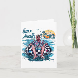 Funny Trump Gulf Of Us America Est 2025  Card