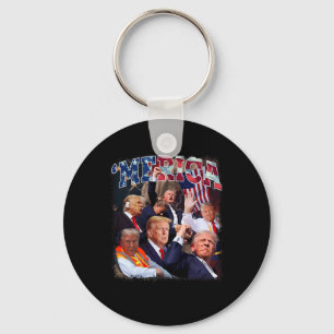 Funny Trump Gulf Of Us merica Trump 4th July Gifts Keychain