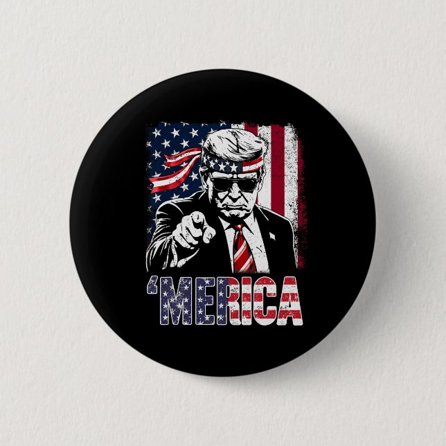 Funny Trump Gulf Of Us merica Trump Apparel 3  Button (Front)