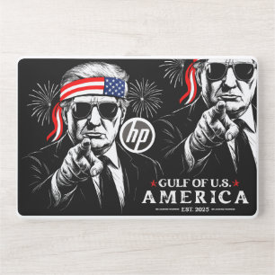 Funny Trump Gulf Of USA America 2025 4th Of July HP Laptop Skin