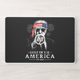 Funny Trump Gulf Of USA America 2025 4th Of July HP Laptop Skin