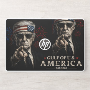 Funny Trump Gulf Of USA America 2025 4th Of July HP Laptop Skin