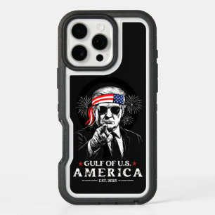 Funny Trump Gulf Of USA America 2025 4th Of July iPhone 16 Pro Max Case