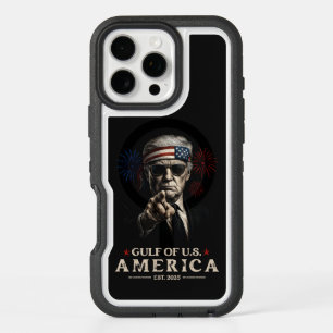 Funny Trump Gulf Of USA America 2025 4th Of July iPhone 16 Pro Max Case