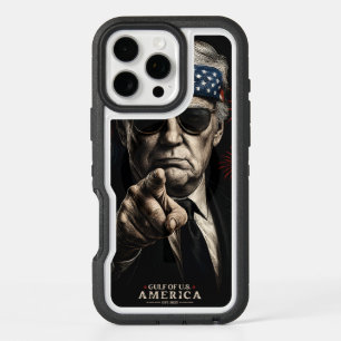 Funny Trump Gulf Of USA America 2025 4th Of July iPhone 16 Pro Max Case
