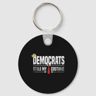 Funny Trump Halloween Costume Democrats Stole My C Keychain