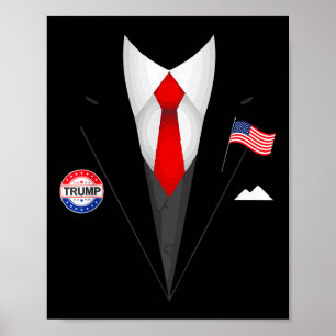 Funny Trump Halloween Costumes President Trump Poster