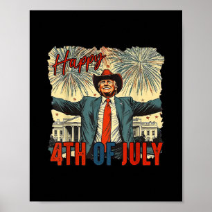 Funny Trump Happy 4th Of July Independence Day Poster