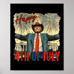 Funny Trump Happy 4th Of July Independence Day Poster