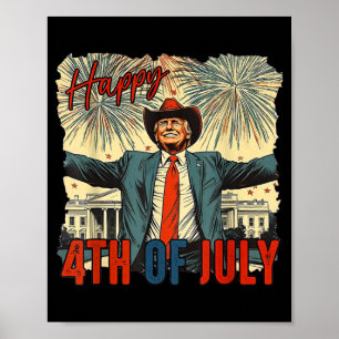 Funny Trump Happy 4th Of July Independence Day  Poster