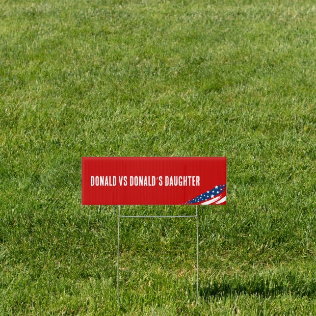 Funny Trump Harris 2024 Election Sign (Insitu)