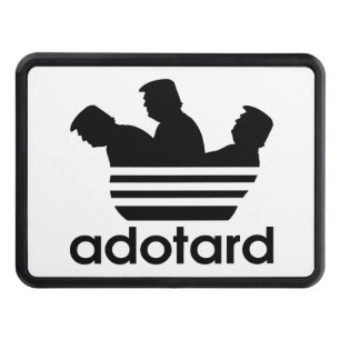 Funny Trump Logo Parody A Dotard Hitch Cover