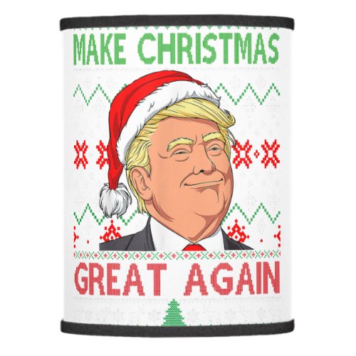 Funny Trump Make Christmas Great Again Ugly Sweate Lamp Shade