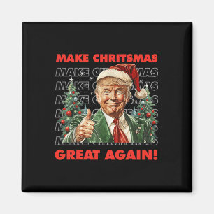 Funny Trump Make Christmas Great Again Ugly Sweate Magnet