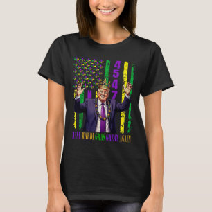 Funny Trump Mardi Gras Make Mardi Gras Great Again T-Shirt