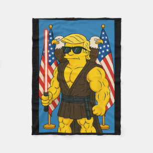 Funny Trump May 4th Be With You Vs Vatican Christi Fleece Blanket