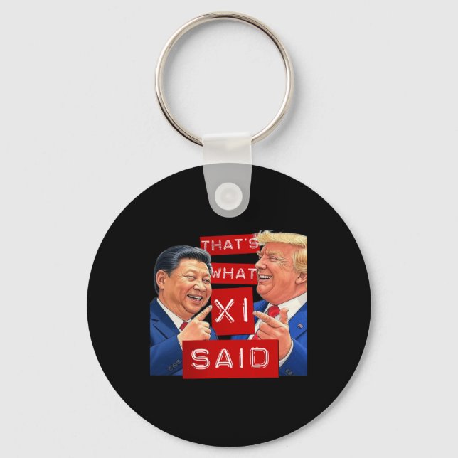 Funny Trump Meme Funny  Keychain (Front)