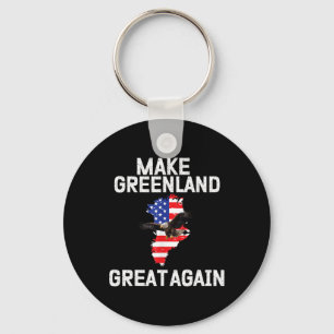 Funny Trump Meme Trump Greenland Make Greenland Gr Keychain