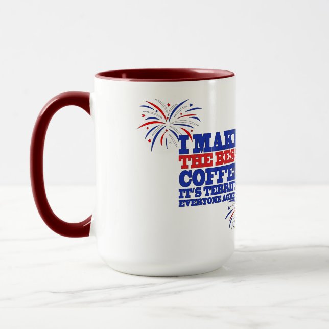 Funny Trump Midterm Political Election Coffee Love Mug (Left)