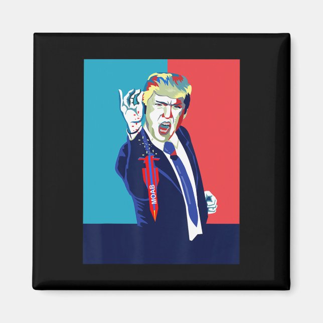 Funny Trump Moab  Magnet (Front)