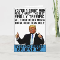 Funny Mother's Day Gift - Funny Gift For Mom - Funny Gift For Mother's Day  - Funny Trump Gifts Greeting Card for Sale by Galvanized