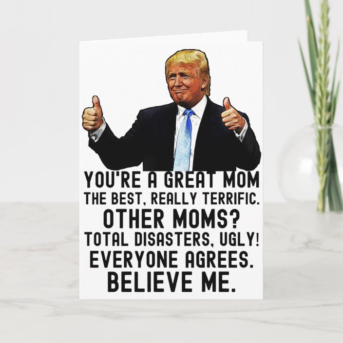 Funny Trump Mother's Day Card