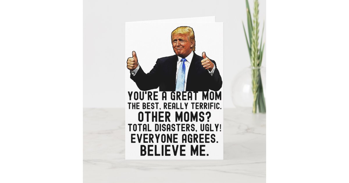 Trump Mothers Day Card