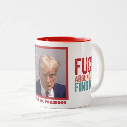 Funny Trump Mug Shot _ INMATE NO P0113580 