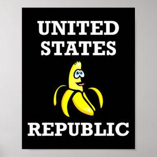 Funny Trump Nana Biden Republic Usa Republican  Poster