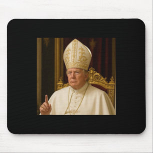 Funny Trump Pope Meme Gear Catholic Vatican Republ Mouse Pad