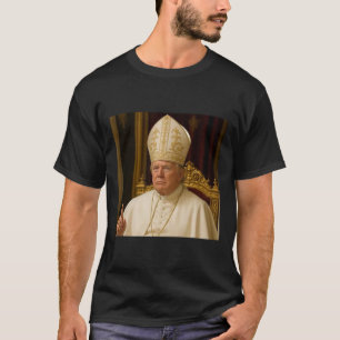 Funny Trump Pope Meme Gear Catholic Vatican Republ T-Shirt