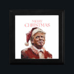 Funny Trump Santa Claus Christmas Card Gift Box<br><div class="desc">Funny Trump Santa Claus Christmas Card</div>