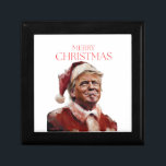 Funny Trump Santa Claus Christmas Card Gift Box<br><div class="desc">Funny Trump Santa Claus Christmas Card</div>