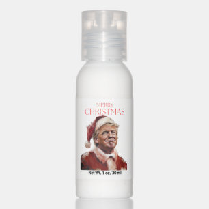 Funny Trump Santa Claus Christmas Card Hand Lotion